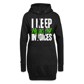 Buchhalter Geschenk Buchhaltung Steuer Cpa - Hoodie-Kleid - Schwarz - Vorne