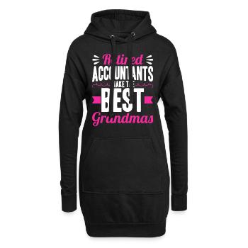 Buchhalter Geschenk Buchhaltung Steuer Cpa - Hoodie-Kleid - Schwarz - Vorne
