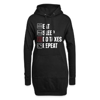 Buchhalter Geschenk Buchhaltung Steuer Cpa - Hoodie-Kleid - Schwarz - Vorne