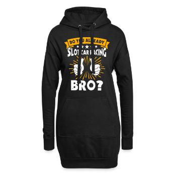 Slot Car Slotracing Slotcar - Sweat-shirt à capuche long Femme - noir - Devant