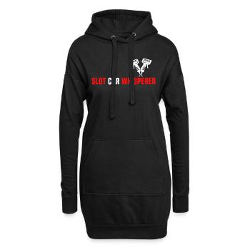Slot Car Racing Slot Race - Hoodie-Kleid - Schwarz - Vorne