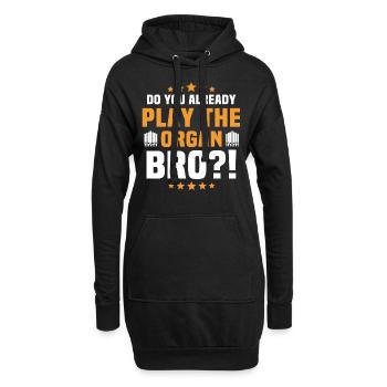 Orgelspieler Organist Orgel - Hoodie-Kleid - Schwarz - Vorne