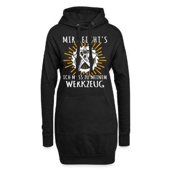 Zimmermann Zimmerer Zimmerleute - Hoodie-Kleid - Schwarz - Vorne