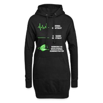 Educational Administrator Funny Special Education - Hoodie-Kleid - Schwarz - Vorne