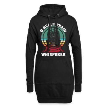 Gartenbahn Modelleisenbahn Spur G - Hoodie-Kleid - Schwarz - Vorne