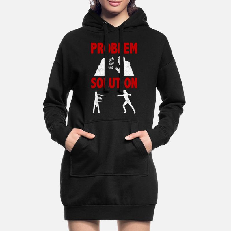 Knife Making Knife Maker Problem Solution Hobby Hoodie-Kleid