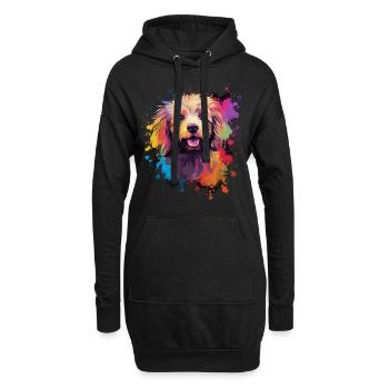 Havaneser Hund Geschenk Spruch - Hoodie-Kleid - Schwarz - Vorne