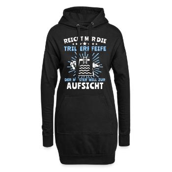 Schwimmmeister Sprüche Bademeister - Hoodie-Kleid - Schwarz - Vorne
