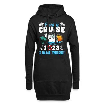 Kreuzfahrt 2023 Kreuzfahrtschiff - Hoodie-Kleid - Schwarz - Vorne