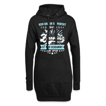 Zinnowitz Sprüche Zinnowitzer - Hoodie-Kleid - Schwarz - Vorne
