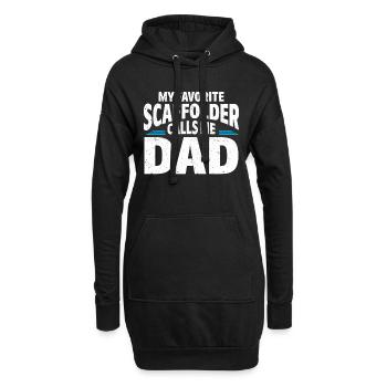 Échafaudage Cadeau Artisan Travail Échafaudage - Sweat-shirt à capuche long Femme - noir - Devant
