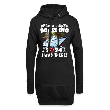 Kreuzfahrt 2024 Cruise - Hoodie-Kleid - Schwarz - Vorne