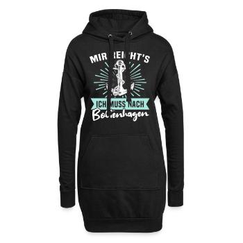 Boltenhagen Boltenhagener - Hoodie-Kleid - Schwarz - Vorne