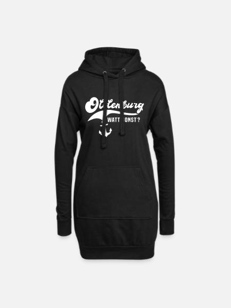 Oldenburg Oldenburger - Hoodie-Kleid - Schwarz