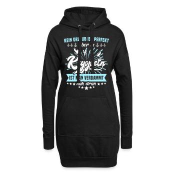 Kappeln - Hoodie-Kleid - Schwarz - Vorne