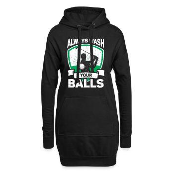 Golf Geschenk Für Golfer - Hoodie-Kleid - Schwarz - Vorne