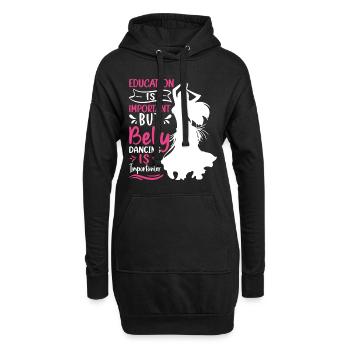 Citations de danse drôles Danseur drôle Raqs sharqi Swing - Sweat-shirt à capuche long Femme - noir - Devant