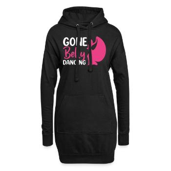 Citations de danse drôles Danseur drôle Raqs sharqi Swing - Sweat-shirt à capuche long Femme - noir - Devant