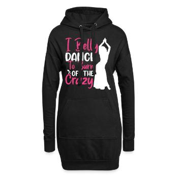 Funny Belly Dancer Belly Dancing Quotes Hop Dancer - Hoodie-Kleid - Schwarz - Vorne