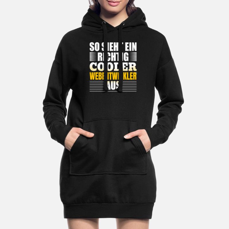 Webentwickler Programmierer Softwareentwickler Hoodie-Kleid