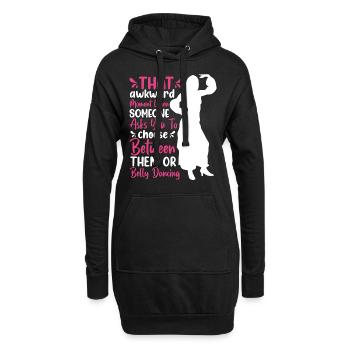 Citations de danse drôles Danseur drôle Raqs sharqi Swing - Sweat-shirt à capuche long Femme - noir - Devant