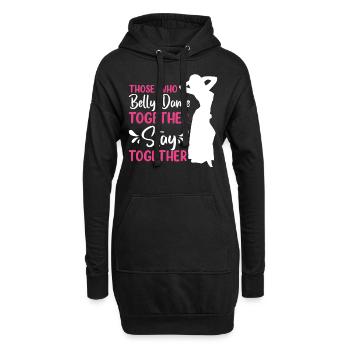 Citations de danse drôles Danseur drôle Raqs sharqi Swing - Sweat-shirt à capuche long Femme - noir - Devant