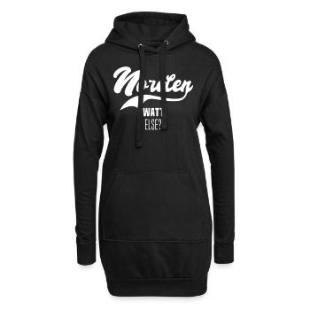 Norden - Hoodie-Kleid - Schwarz - Vorne