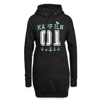 Kappeln Kappelner - Hoodie-Kleid - Schwarz - Vorne