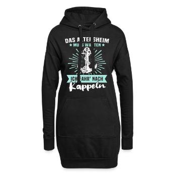Kappeln Kappelner - Hoodie-Kleid - Schwarz - Vorne
