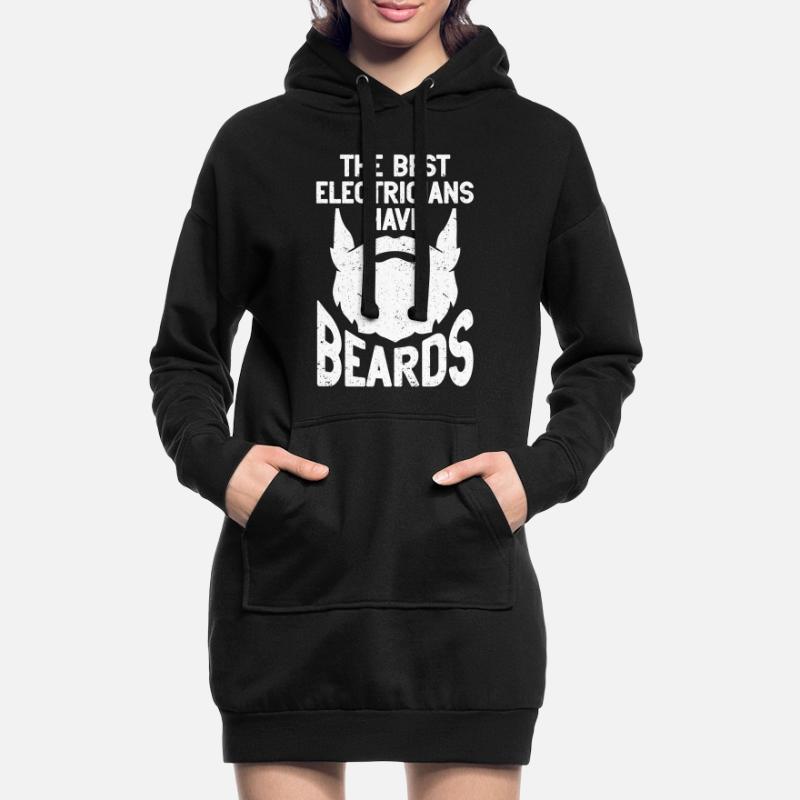 Bart Spruch Bärtiger Vater Ehemann Geschenk, Bart Hoodie-Kleid