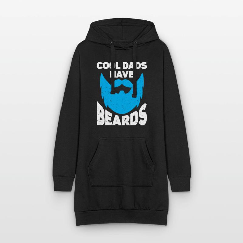 Bart Spruch Bärtiger Vater Ehemann Geschenk, Bart Hoodie-Kleid