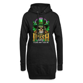 St. Patrick's Day Irisch heute - Hoodie-Kleid - Schwarz - Vorne
