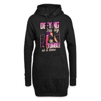 Tumbling Fitness Akrobatik - Hoodie-Kleid - Schwarz - Vorne