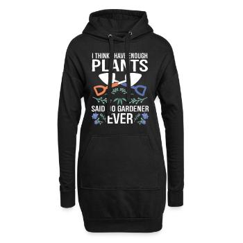 Gartenbau LandschaftsbauGarten Gärtner - Hoodie-Kleid - Schwarz - Vorne