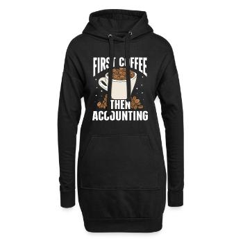 Buchhalter Steuern Cpa - Hoodie-Kleid - Schwarz - Vorne