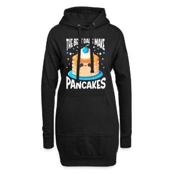Amateur de cuisine de crêperie - Sweat-shirt à capuche long Femme - noir - Devant