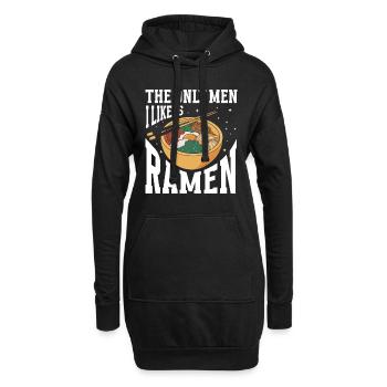 Ramen Lover Soupe de nouilles japonaise Ramen - Sweat-shirt à capuche long Femme - noir - Devant