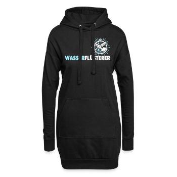 Water Master Sayings Water Whisperer - Hoodie Dress - black - Front