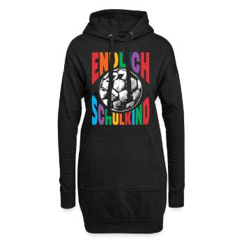 School 1. Grade - Hoodie-Kleid - Schwarz - Vorne
