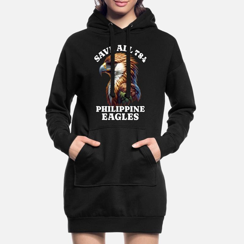 Save Monkey Eagle Hoodie Dress