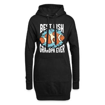 Aquariophile d’aquarium d’aquarium - Sweat-shirt à capuche long Femme - noir - Devant