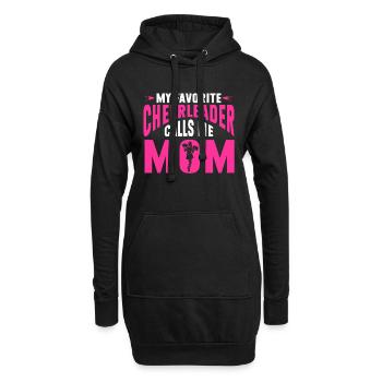 Cheerleading Cheerleader Base Flyer - Hoodie-Kleid - Schwarz - Vorne