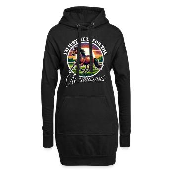 Lustige Andalusier Sprüche - Hoodie-Kleid - Schwarz - Vorne