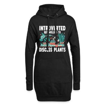 Gardening Horticulture Gardener - Hoodie-Kleid - Schwarz - Vorne