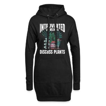 Gardening Horticulture Gardener - Hoodie-Kleid - Schwarz - Vorne