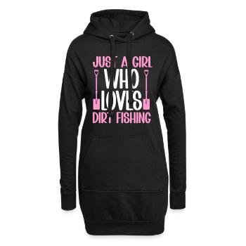 Metal Detectorist Metal Detecting - Hoodie-Kleid - Schwarz - Vorne
