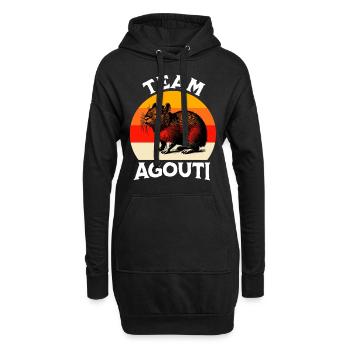 Team Aguti - Hoodie-Kleid - Schwarz - Vorne