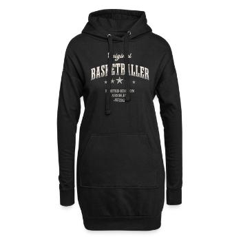 Basketballer Limited Edition Lustiges Basketball - Hoodie-Kleid - Schwarz - Vorne