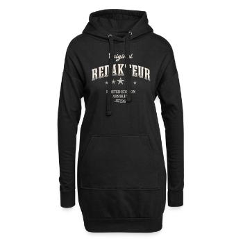 Redakteur Limited Edition - Hoodie-Kleid - Schwarz - Vorne