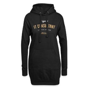 IT Consultant Limited Edition - Hoodie-Kleid - Schwarz - Vorne